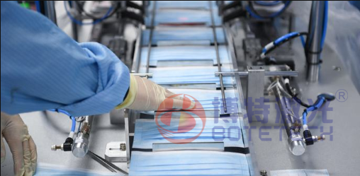 KN95、3M口罩標識、防偽激光鐳射打碼打標機